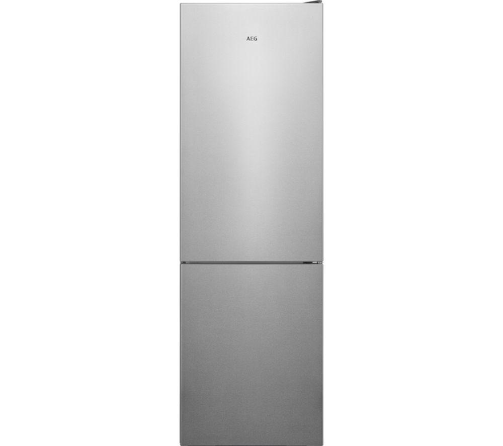 Image of AEG 6000 Series TwinTech RCB632E2MX 60/40 Fridge Freezer - Stainless Steel, Stainless Steel