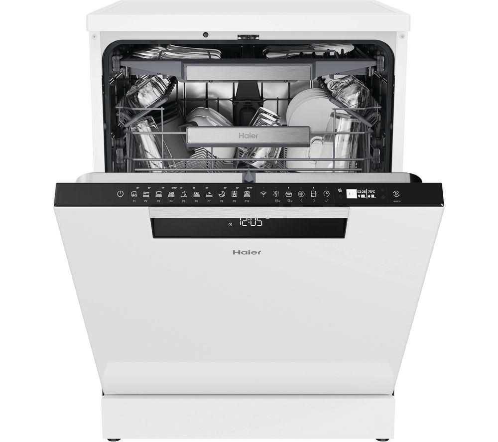 HAIER I Pro Shine 3 XF5C4M1W Full-size WiFi-enabled Dishwasher - White image number 14 of 16