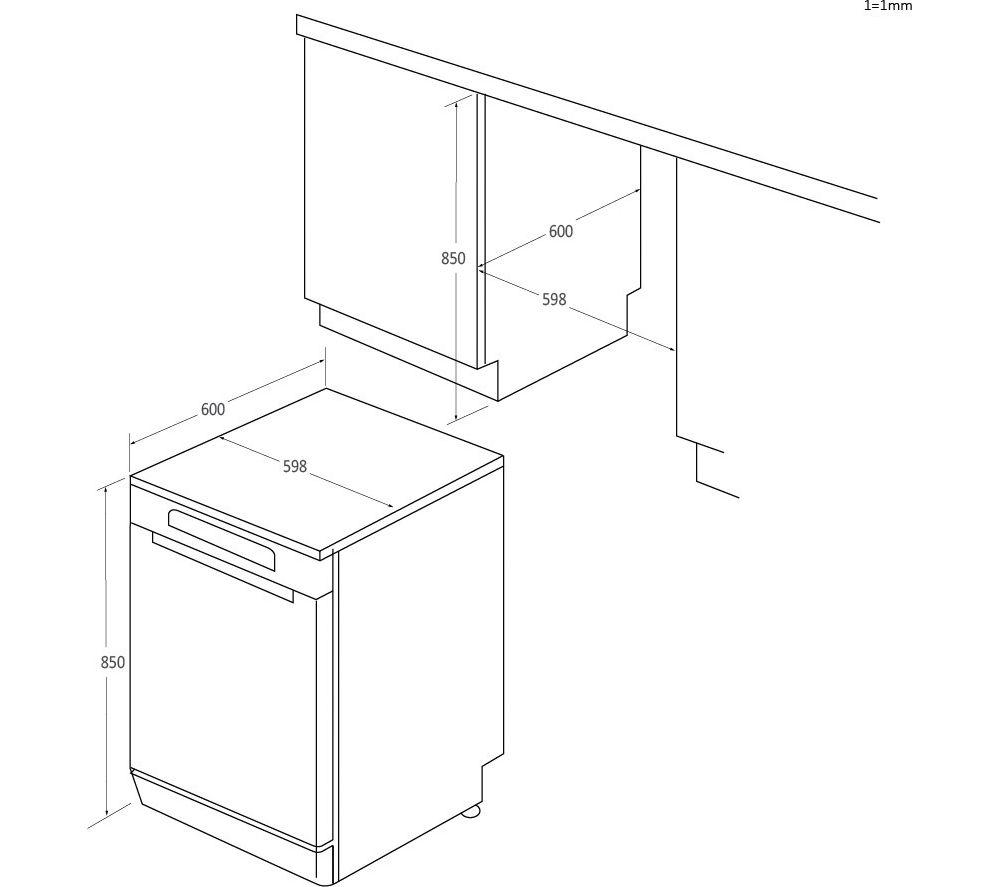 HAIER I Pro Shine 3 XF5C4M1W Full-size WiFi-enabled Dishwasher - White image number 15 of 16