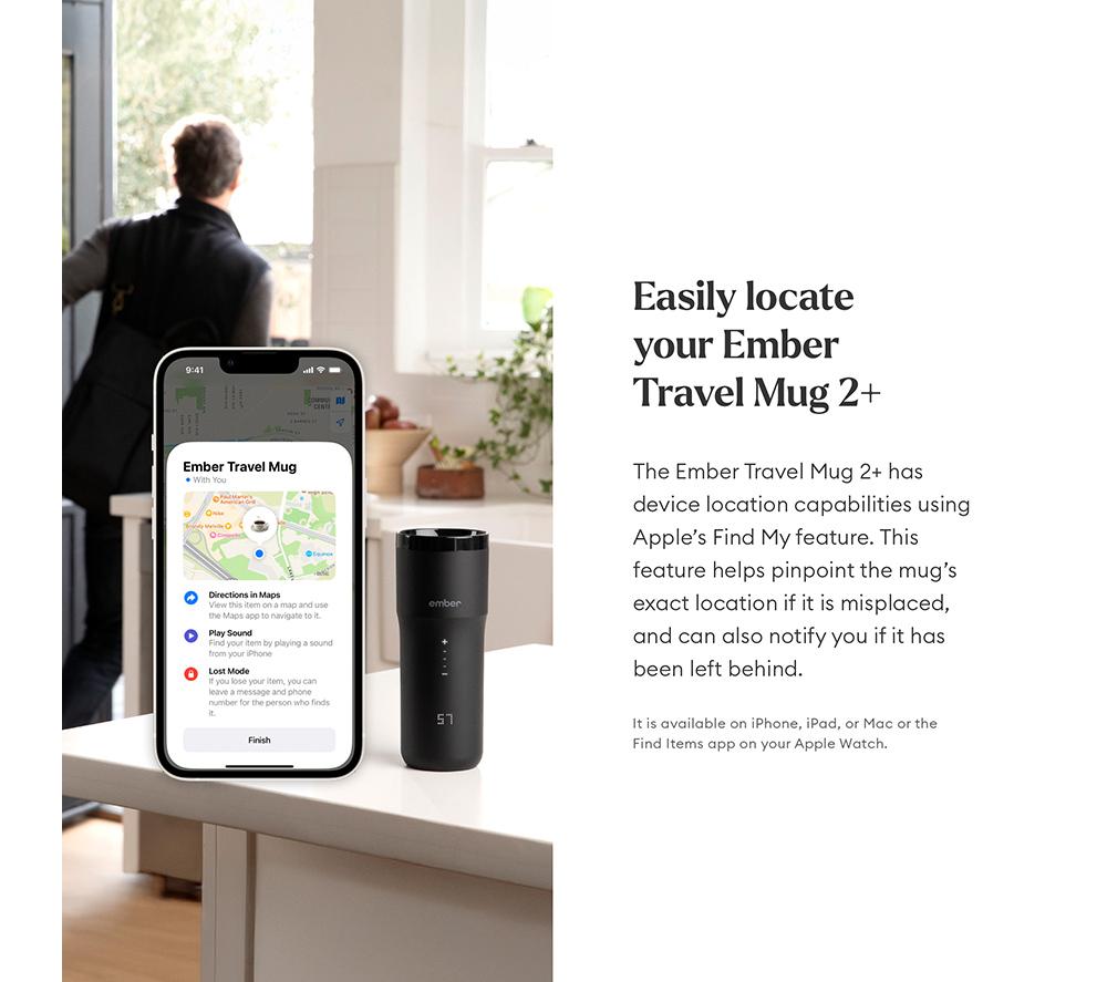 EMBER Smart Travel Mug 2+ - 355 ml, Black image number 4 of 10