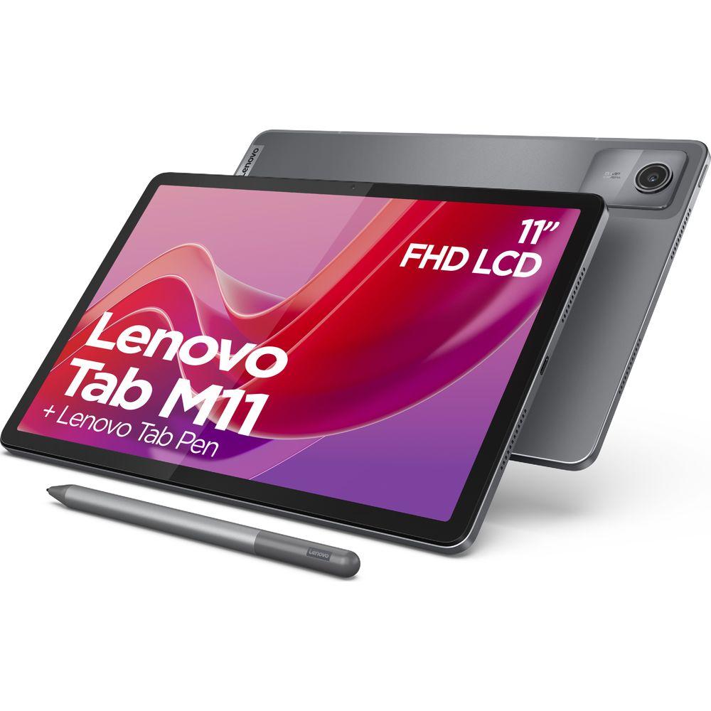 Lenovo Tab M11 Android Tablet | 11 Inch Full HD 1200p | 128 GB | Lenovo Tab Pen | WiFi | 4 GB RAM | Luna Grey | Designed for Portable Entertainment
