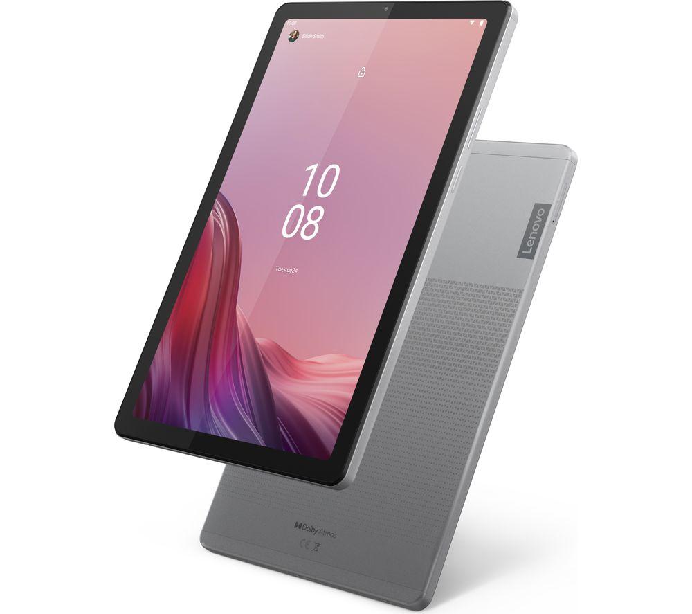 Lenovo Tab M9 Android tablet | 9-inch HD | 64GB | Clear Case + Film | WiFi | 4GB RAM | Arctic Grey | Designed for portable entertainment