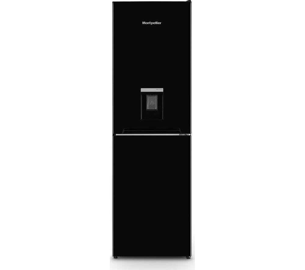 MONTPELLIER MLF1770EKWD 50/50 Fridge Freezer – Black, White