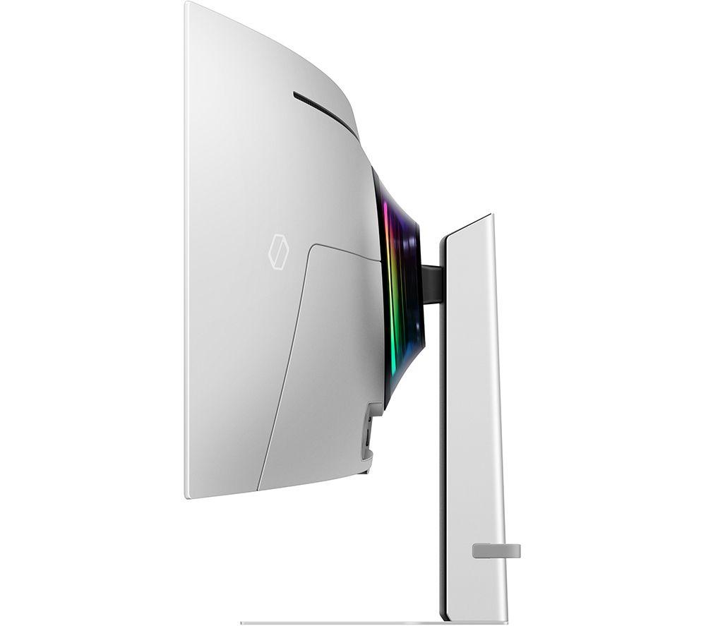 SAMSUNG Odyssey G9 LS49CG934SUXXU Dual Quad HD 49" Curved OLED Gaming Monitor - Silver image number 6 of 9