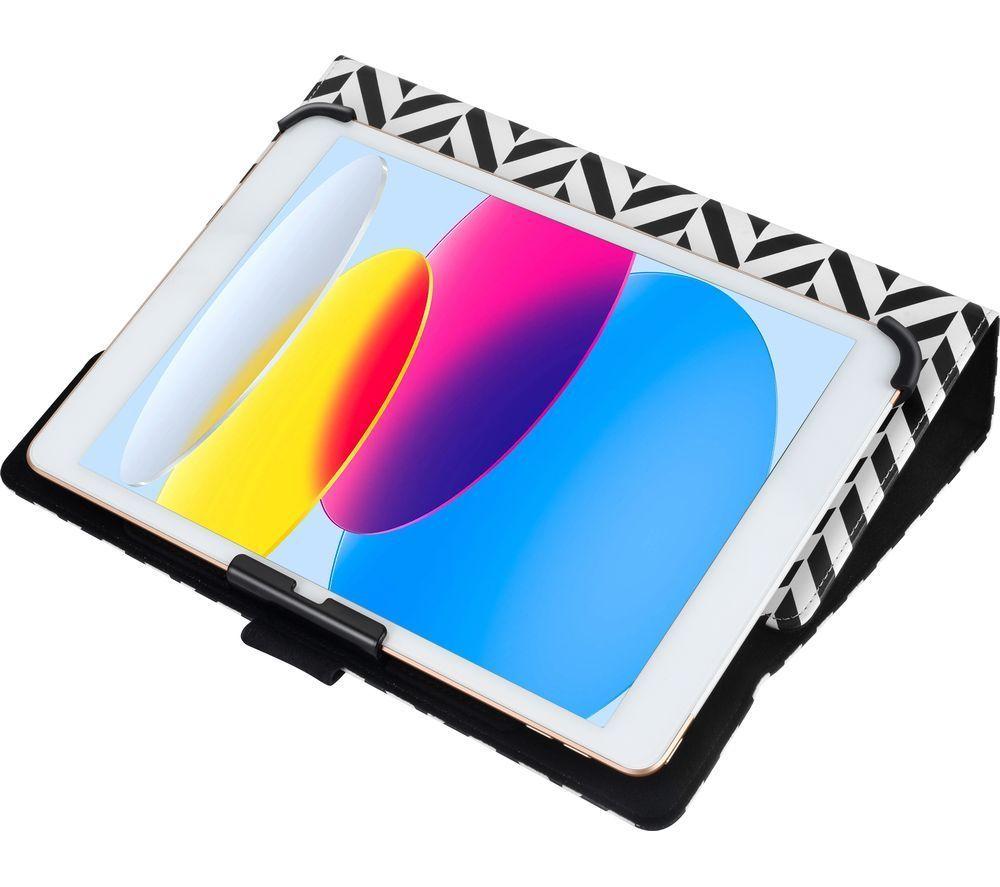 GOJI 9-11" Tablet Folio Case &ndash; Black & White image number 3 of 4