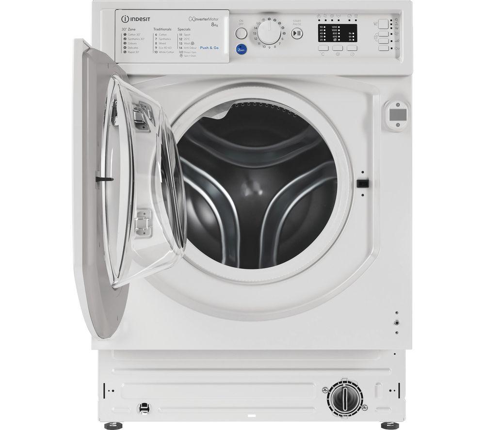 INDESIT BI WMIL 81485 UK Integrated 8 kg 1400 Spin Washing Machine image number 3 of 13
