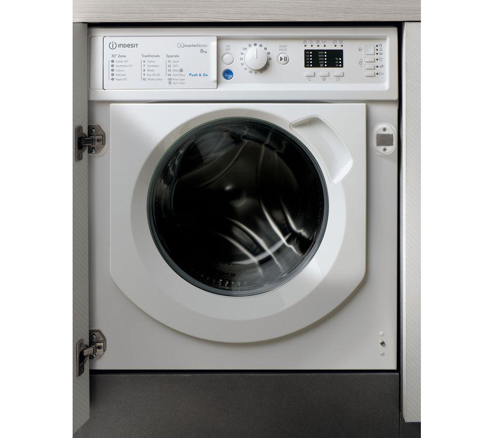 INDESIT BI WMIL 81485 UK Integrated 8 kg 1400 Spin Washing Machine image number 5 of 13