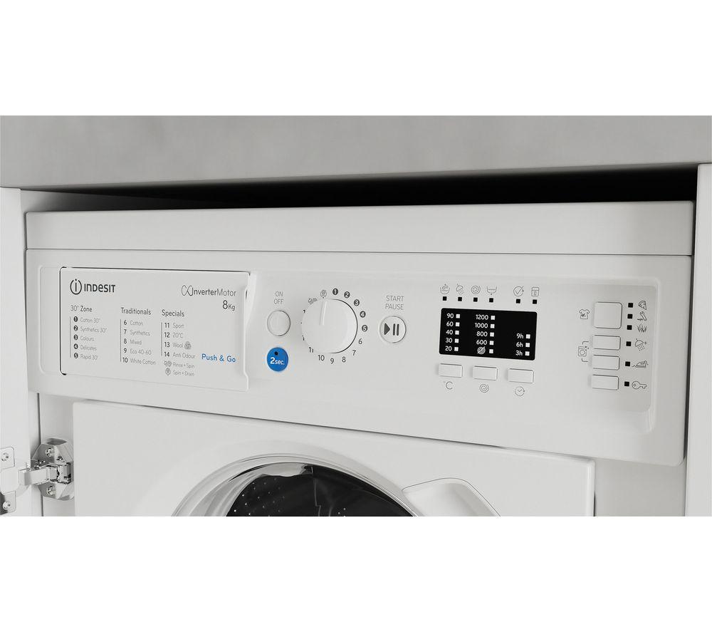 INDESIT BI WMIL 81485 UK Integrated 8 kg 1400 Spin Washing Machine image number 6 of 13