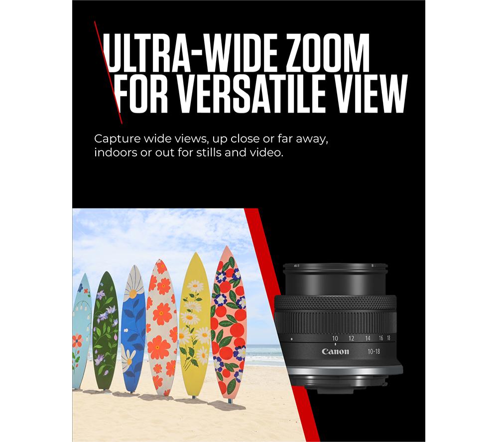 CANON RF-S 10-18 mm f/4.5-6.3 IS STM Wide-angle Zoom Lens image number 3 of 10