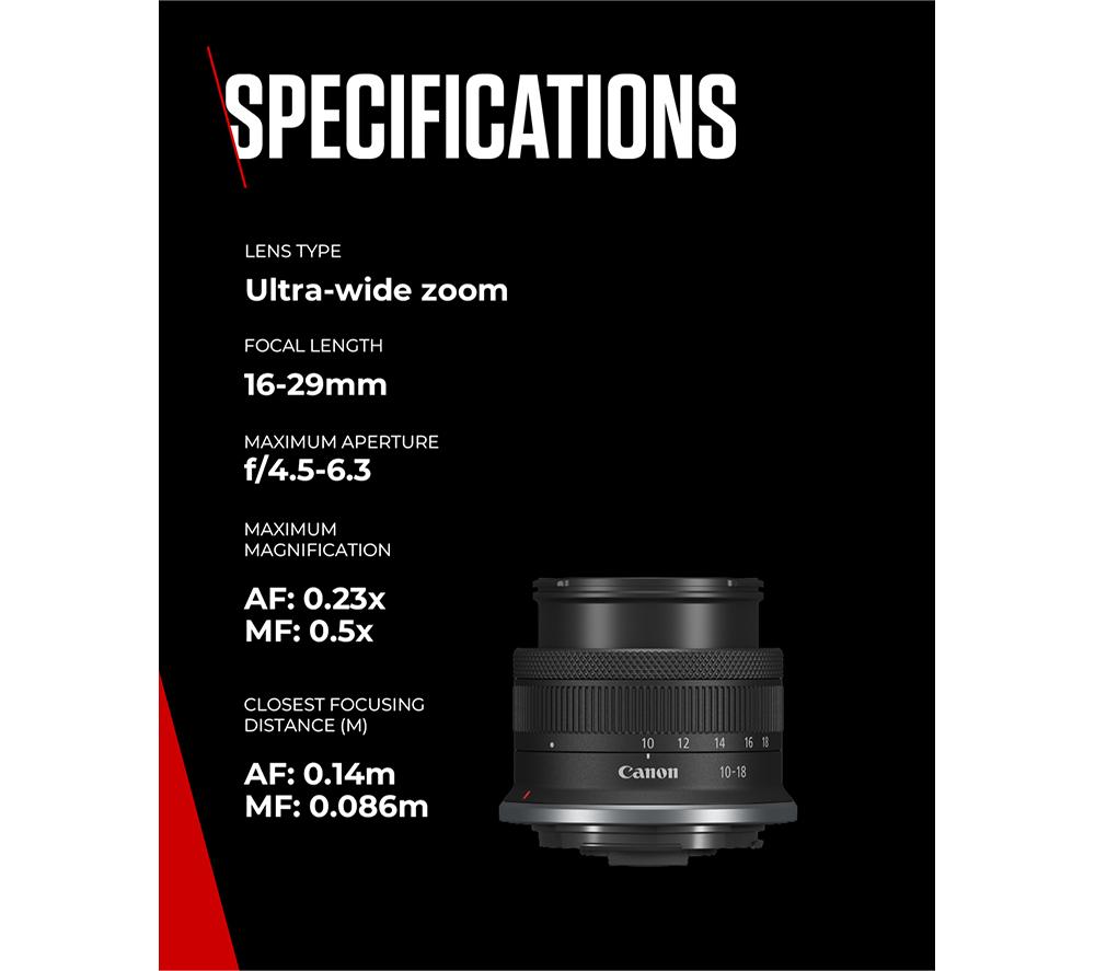 CANON RF-S 10-18 mm f/4.5-6.3 IS STM Wide-angle Zoom Lens image number 8 of 10