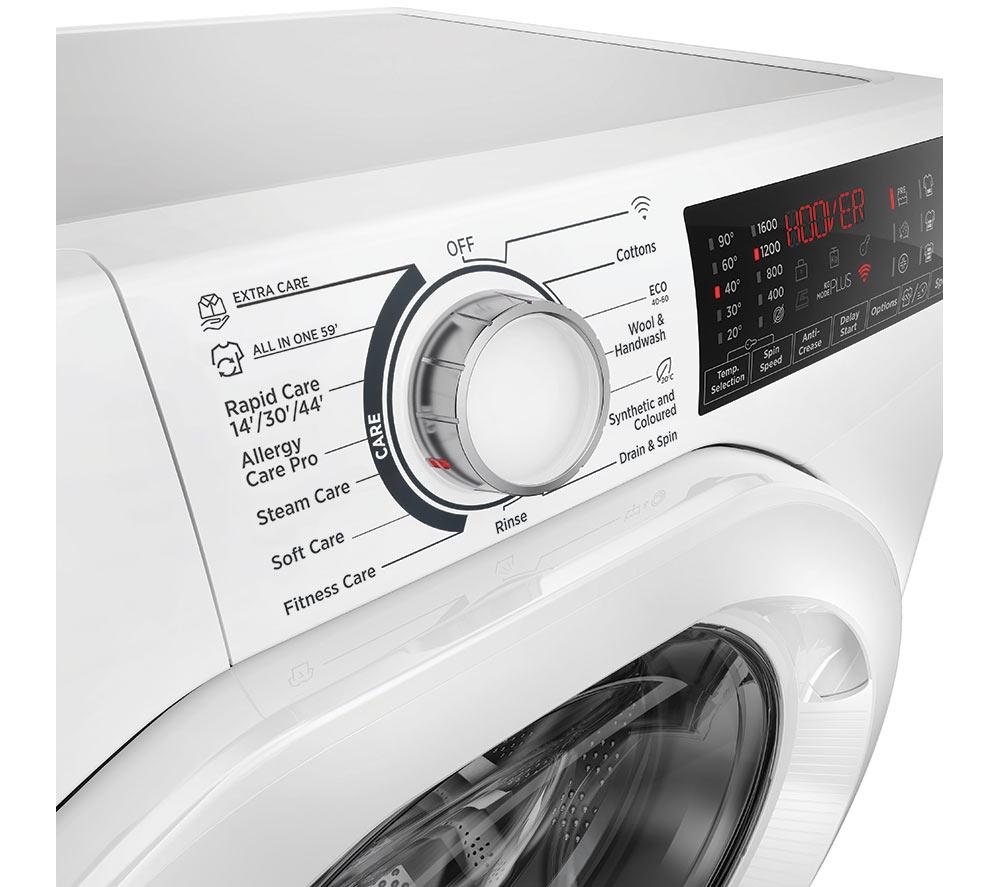 HOOVER H-Wash 350 H3WPS686TAM6-80 WiFi-enabled 8 kg 1600rpm Washing Machine - White image number 7 of 13