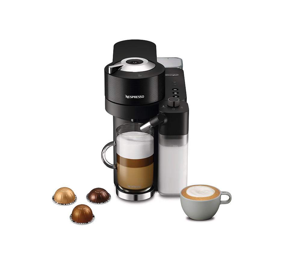 NESPRESSO by De?Longhi Vertuo Lattissima ENV300.B Smart Coffee Machine - Black, Black