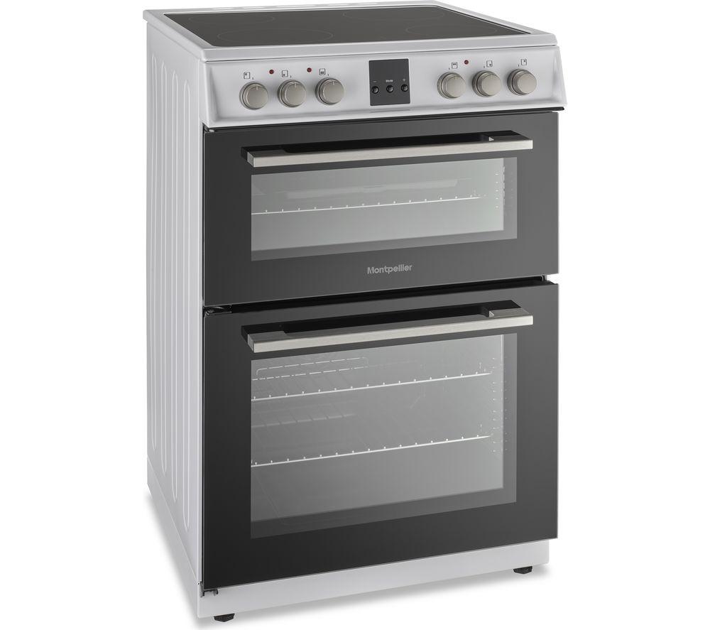 MONTPELLIER MDOC60FW 60 cm Electric Ceramic Cooker - White image number 2 of 5