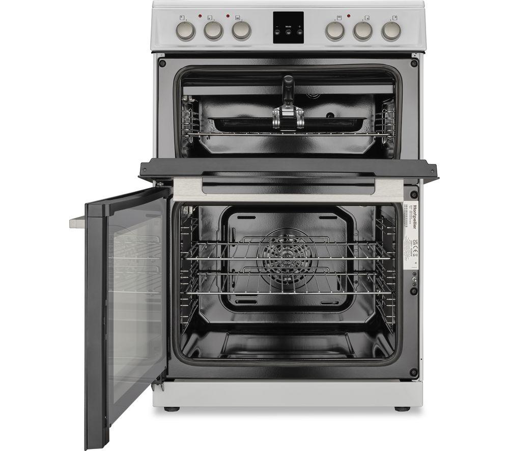 MONTPELLIER MDOC60FW 60 cm Electric Ceramic Cooker - White image number 3 of 5