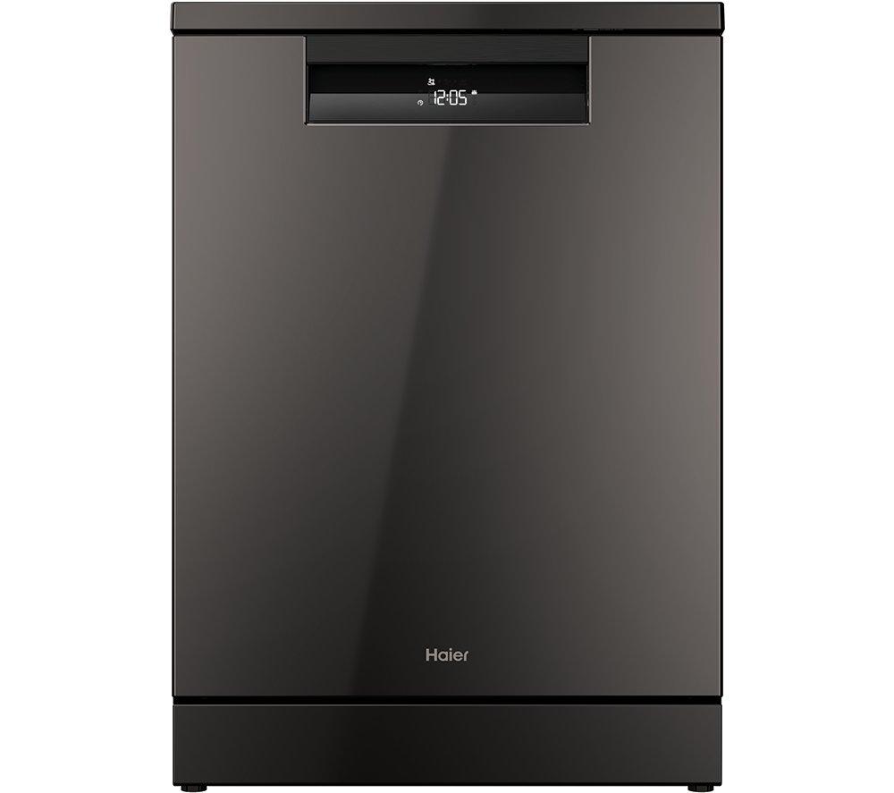 HAIER I Pro Shine 7 XF4A4M4PA Full-size WiFi-enabled Dishwasher – Graphite, Black