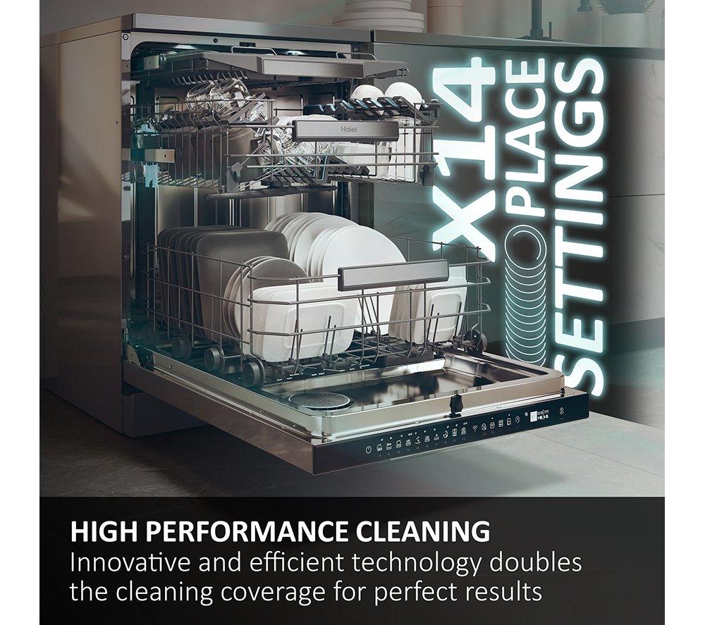 HAIER I Pro Shine 7 XF4A4M4PA Full-size WiFi-enabled Dishwasher - Graphite image number 5 of 19