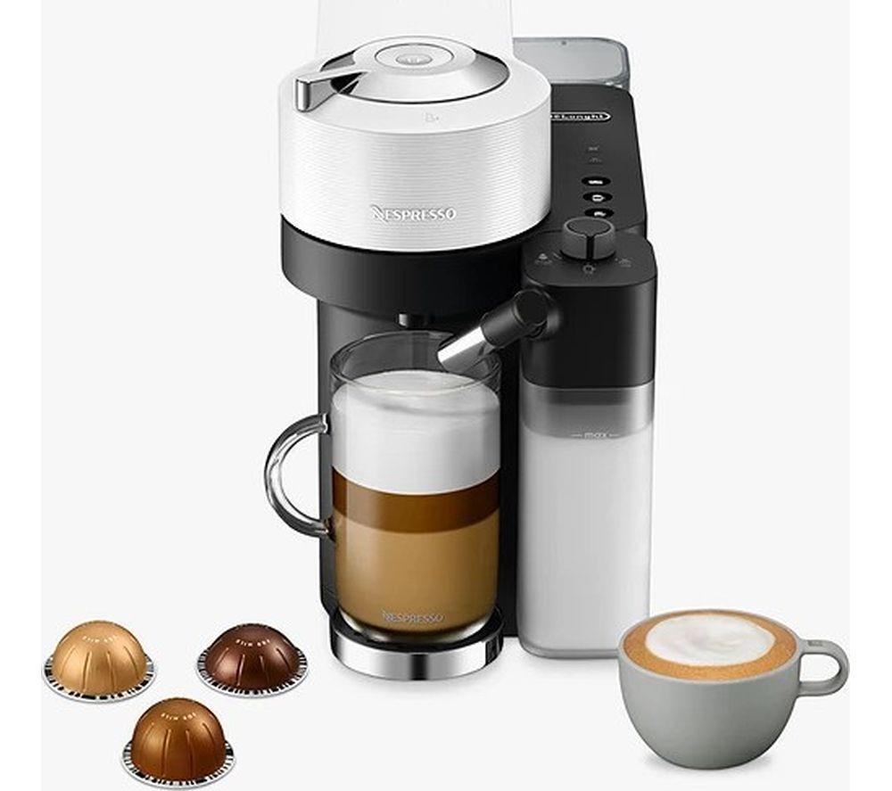NESPRESSO by DeLonghi Vertuo Lattissima ENV300.W Smart Coffee Machine - White, White