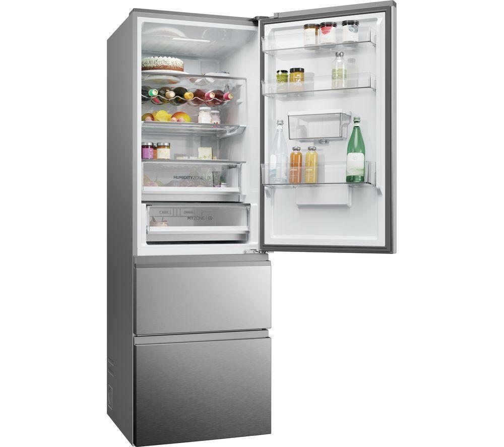 HAIER HTW5618DWMG Smart Fridge Freezer - Silver image number 12 of 25