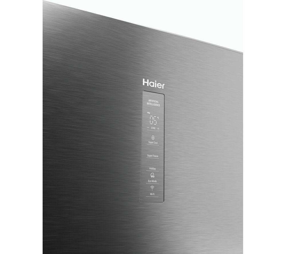 HAIER HTW5618DWMG Smart Fridge Freezer - Silver image number 13 of 25