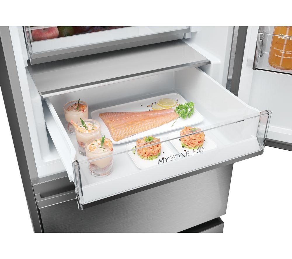 HAIER HTW5618DWMG Smart Fridge Freezer - Silver image number 20 of 25