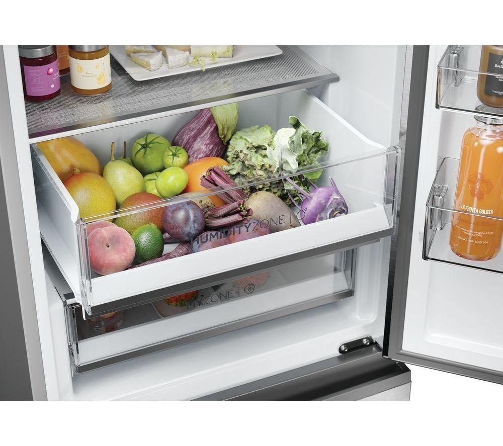 HAIER HTW5618DWMG Smart Fridge Freezer - Silver image number 21 of 25