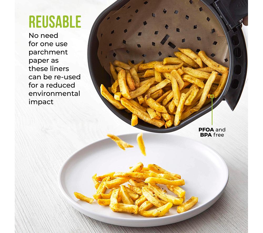 TOWER 2 - 4 Litre Air Fryer Liners - Pack of 4 image number 6 of 10