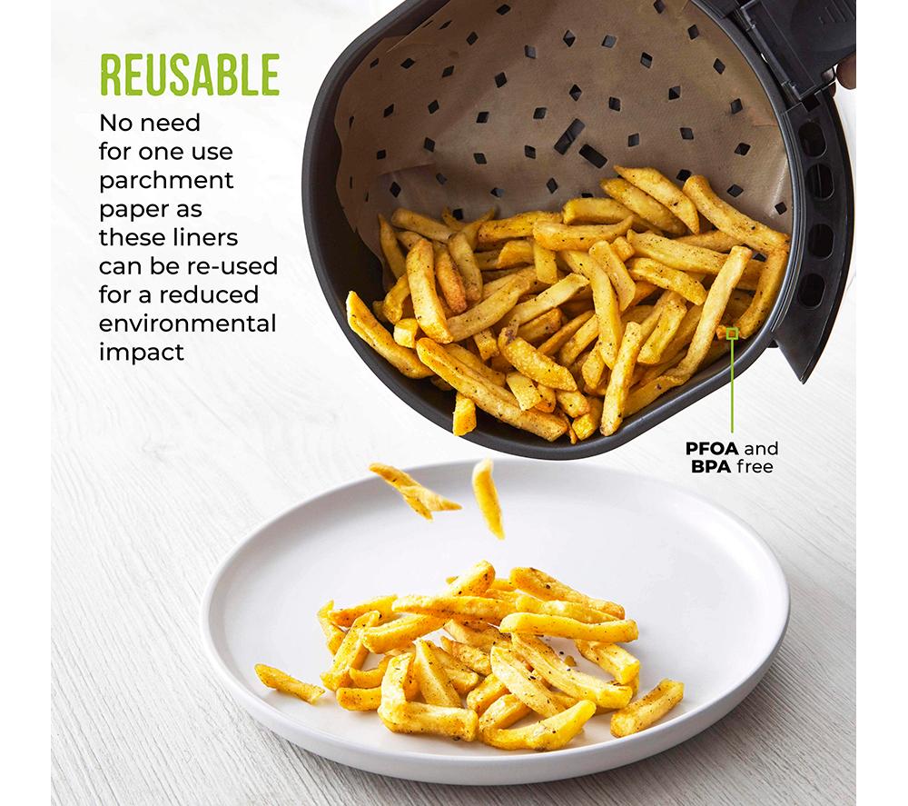 TOWER 2 - 4 Litre Air Fryer Liners - Pack of 4 image number 7 of 10