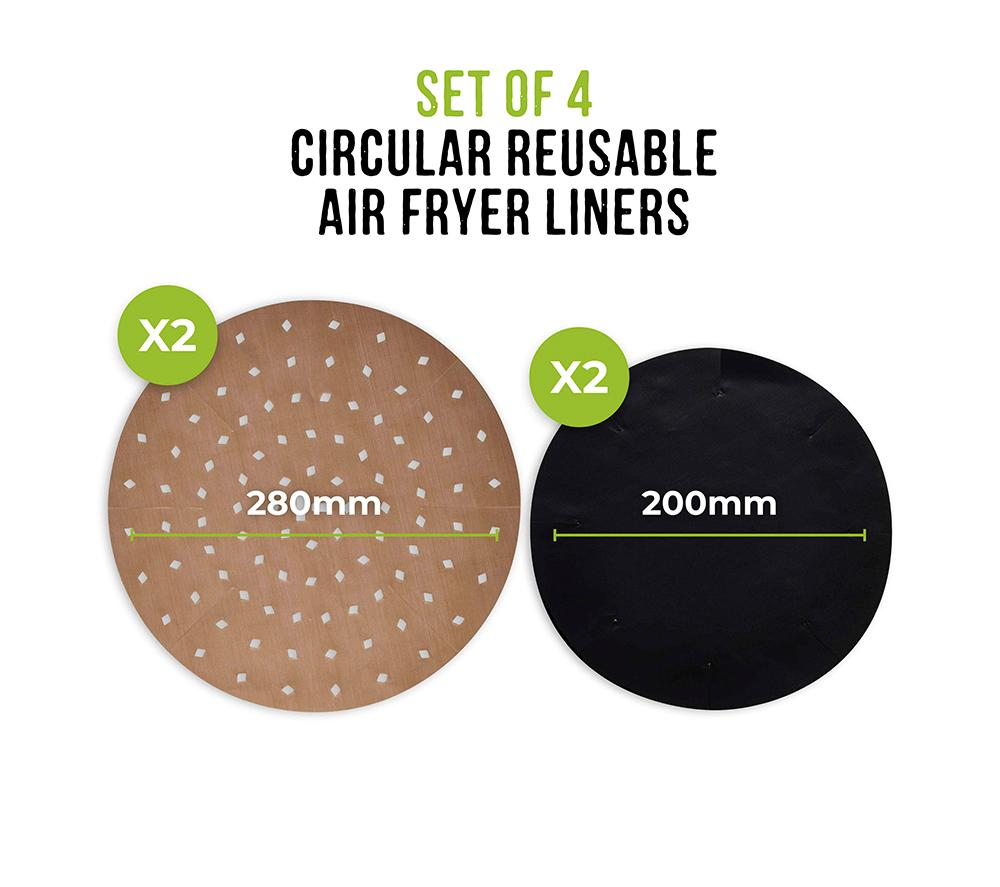 TOWER 2 - 4 Litre Air Fryer Liners - Pack of 4 image number 8 of 10