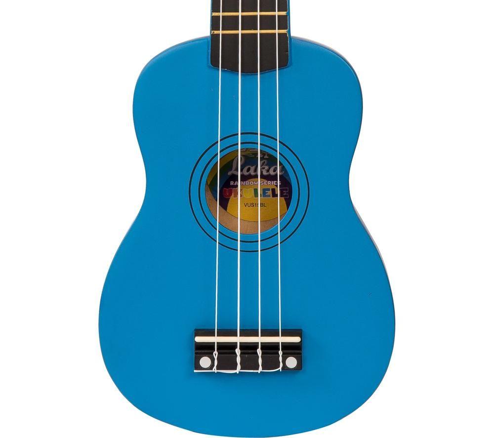 LAKA Rainbow Series Soprano Ukulele - Blue image number 4 of 7