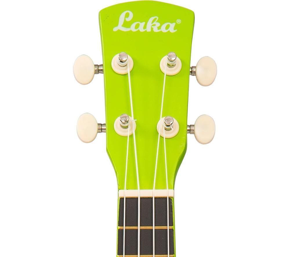 LAKA Rainbow Series Soprano Ukulele - Green image number 3 of 7