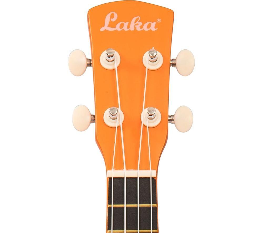 LAKA Rainbow Series Soprano Ukulele - Orange image number 3 of 4