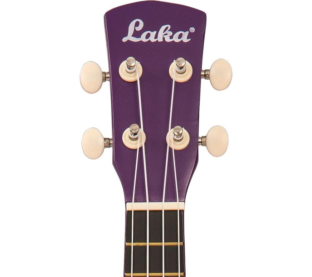 LAKA Rainbow Series Soprano Ukulele - Violet image number 3 of 8