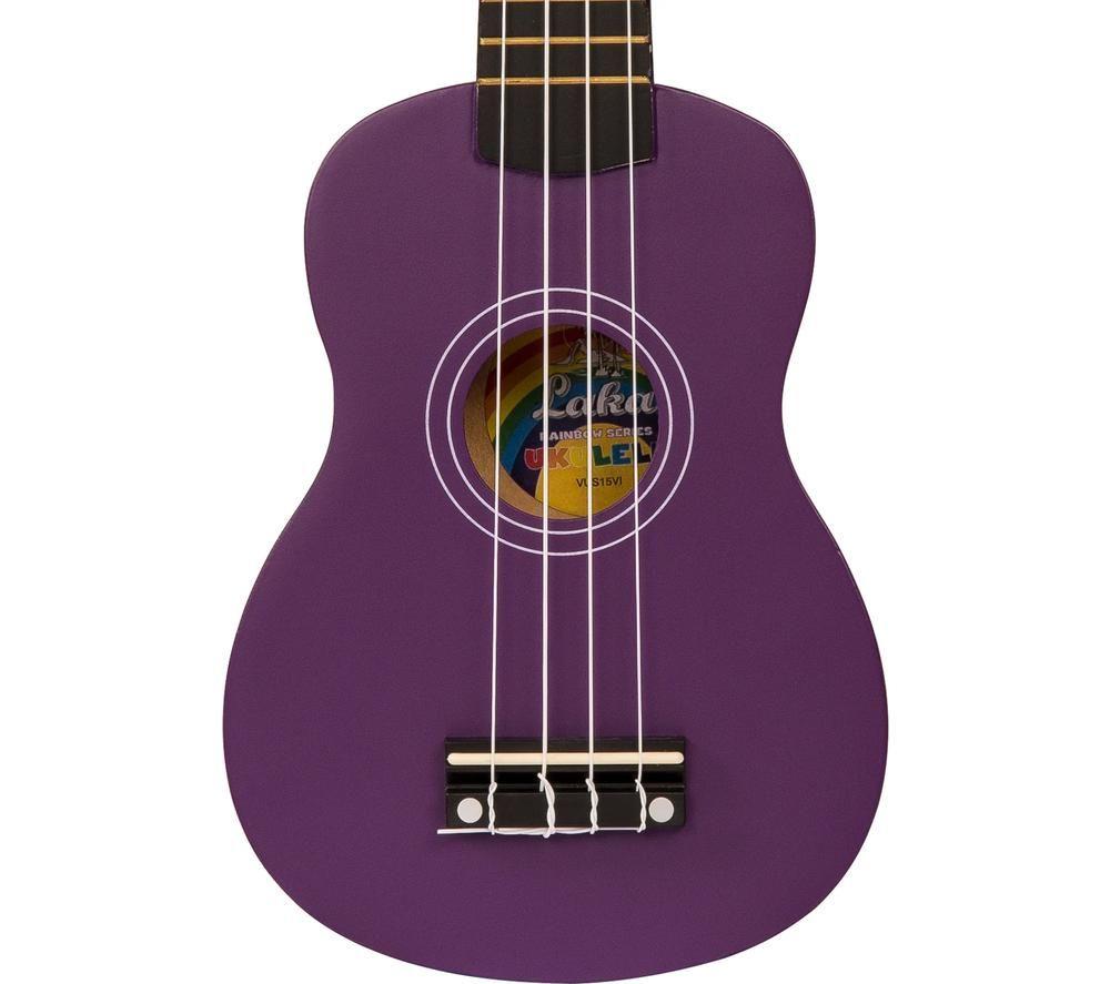 LAKA Rainbow Series Soprano Ukulele - Violet image number 4 of 8