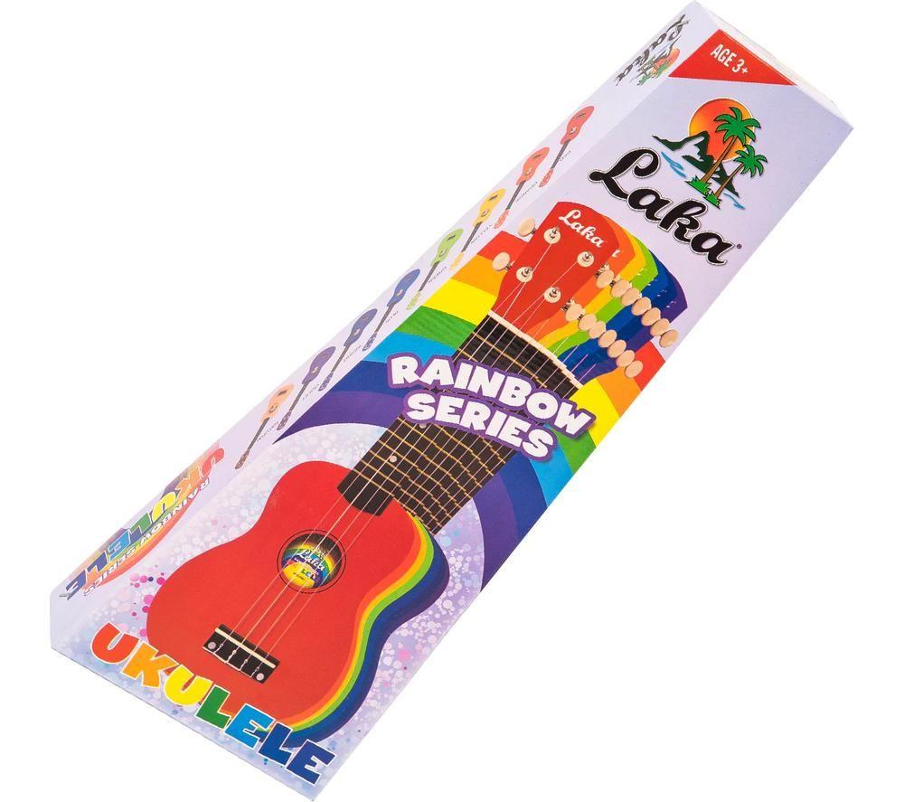 LAKA Rainbow Series Soprano Ukulele - Violet image number 8 of 8