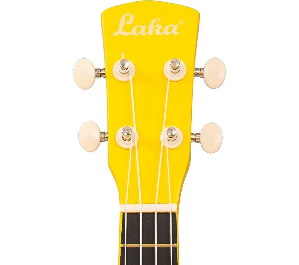 LAKA Rainbow Series Soprano Ukulele - Yellow image number 3 of 7