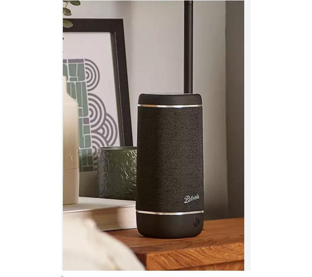 ROBERTS Reunion Portable Bluetooth Speaker - Black image number 4 of 5