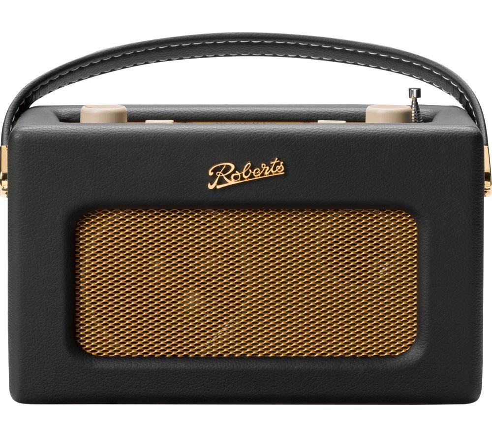 ROBERTS Revival RD70 Portable DAB? Retro Bluetooth Radio - Black, Black