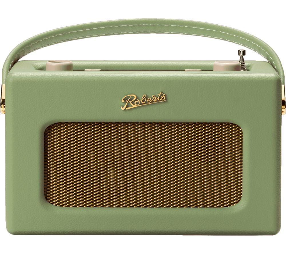 Roberts Revival RD70 Portable DAB+/FM Retro Bluetooth Radio - Leaf Green, Green