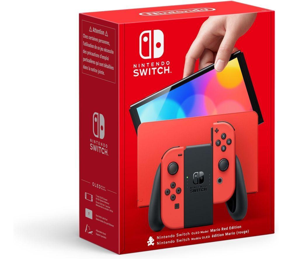 NINTENDO Switch OLED (Mario Red Edition) & Minecraft Bundle - image 5