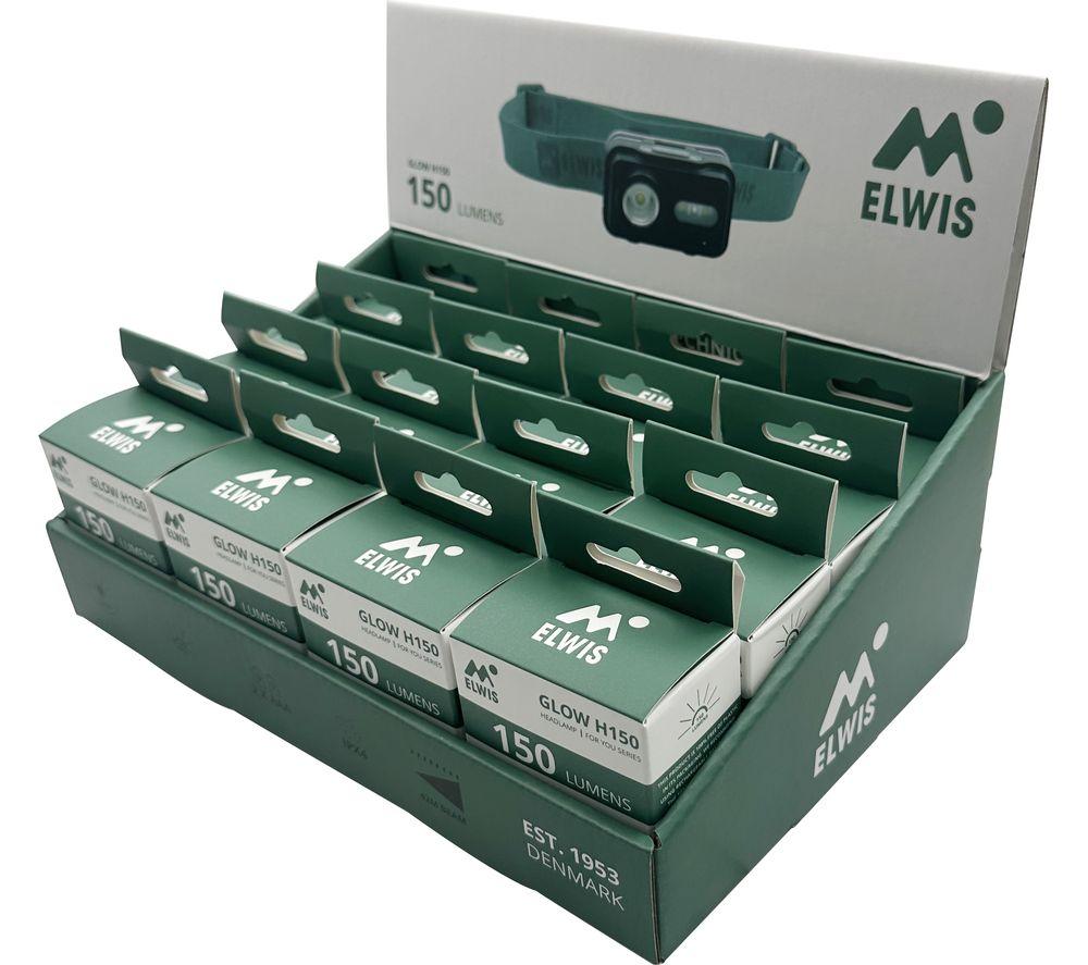 ELWIS GLOW H150 LED Head Torch - White image number 3 of 3