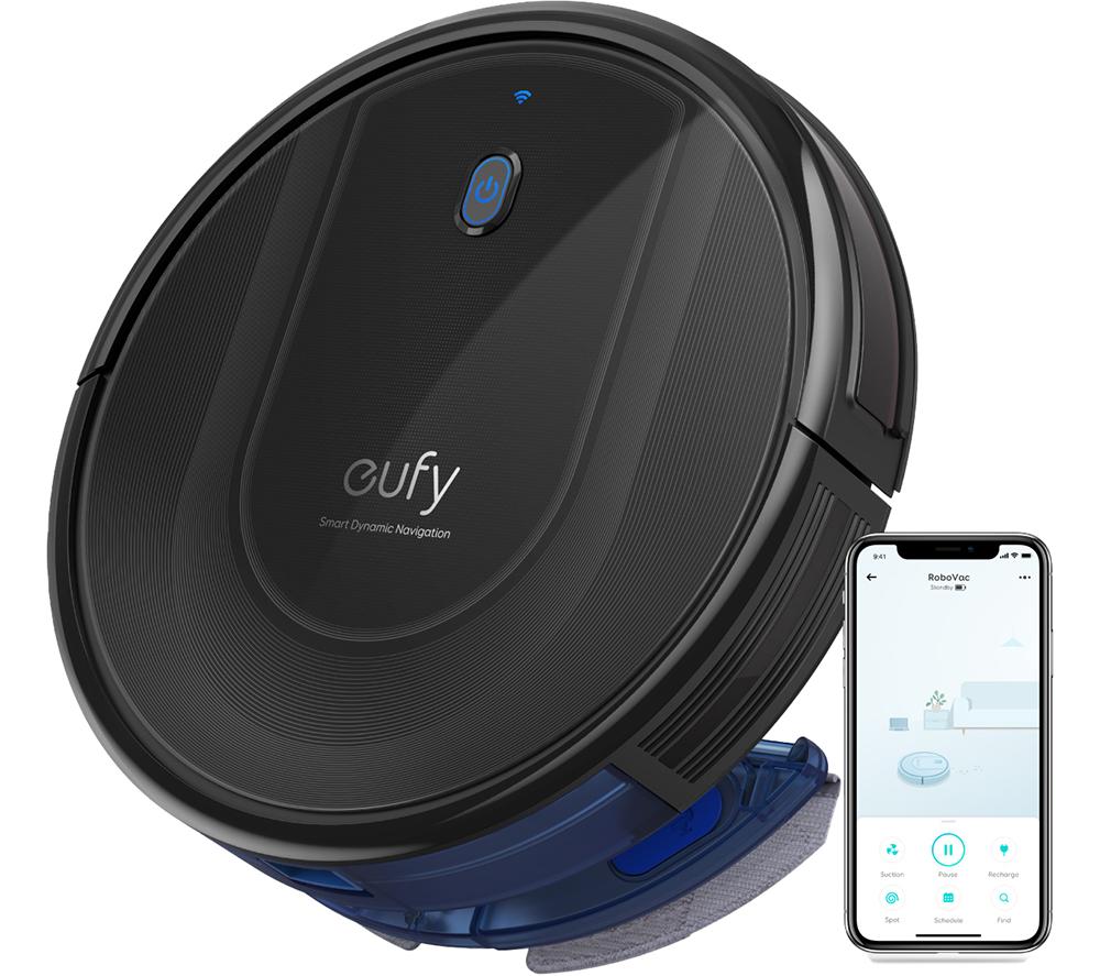 EUFY RoboVac G10 T2150V11 Hybrid Robot Vacuum Cleaner - Black