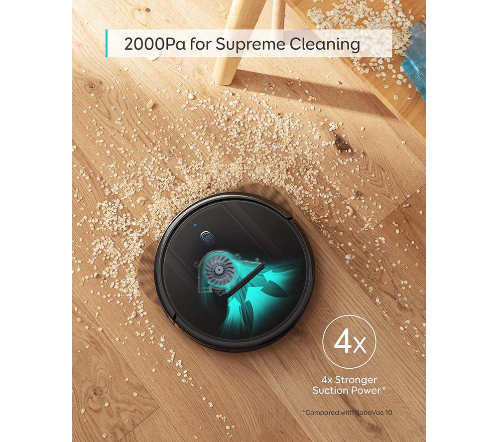 EUFY RoboVac G10 T2150V11 Hybrid Robot Vacuum Cleaner - Black image number 4 of 6