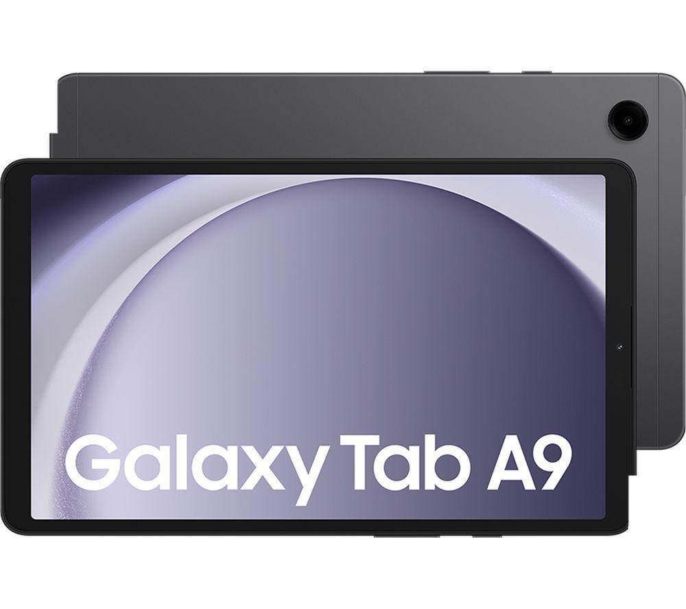 SAMSUNG Galaxy Tab A9 8.7" Tablet - 64 GB, Graphite, Silver/Grey