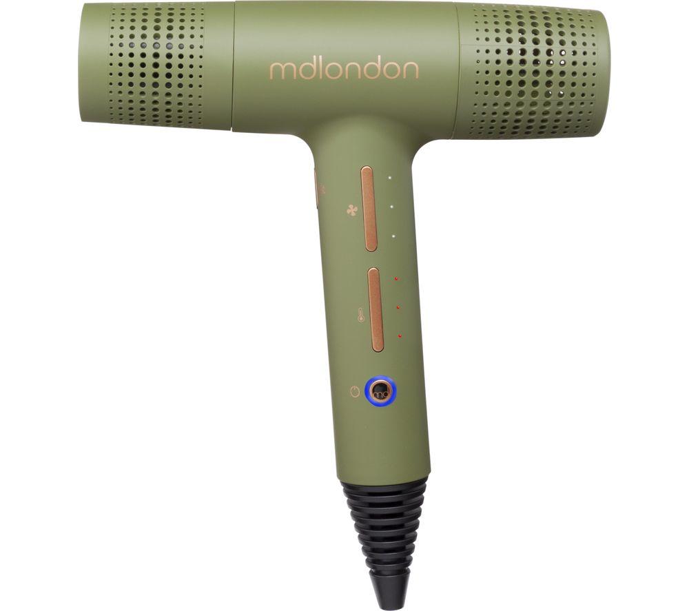 MDLONDON 10011O Blow Hair Dryer - Olive Green image number 2 of 7