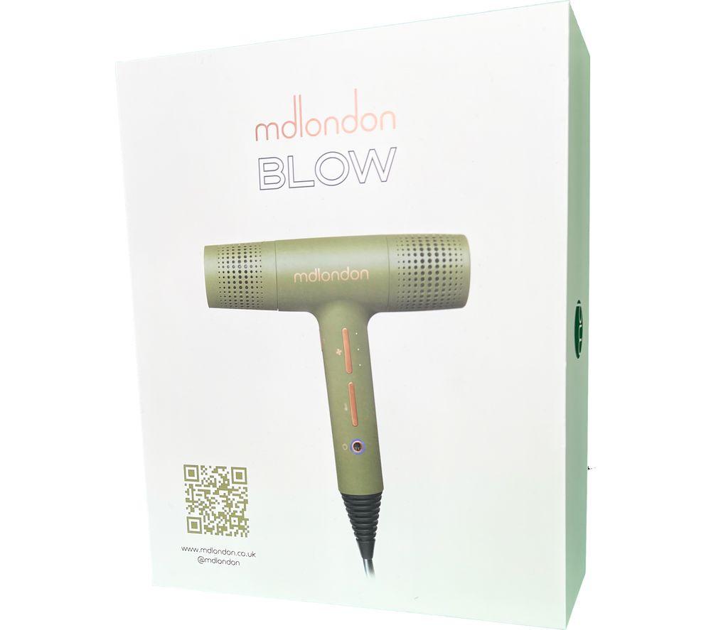 MDLONDON 10011O Blow Hair Dryer - Olive Green image number 5 of 7