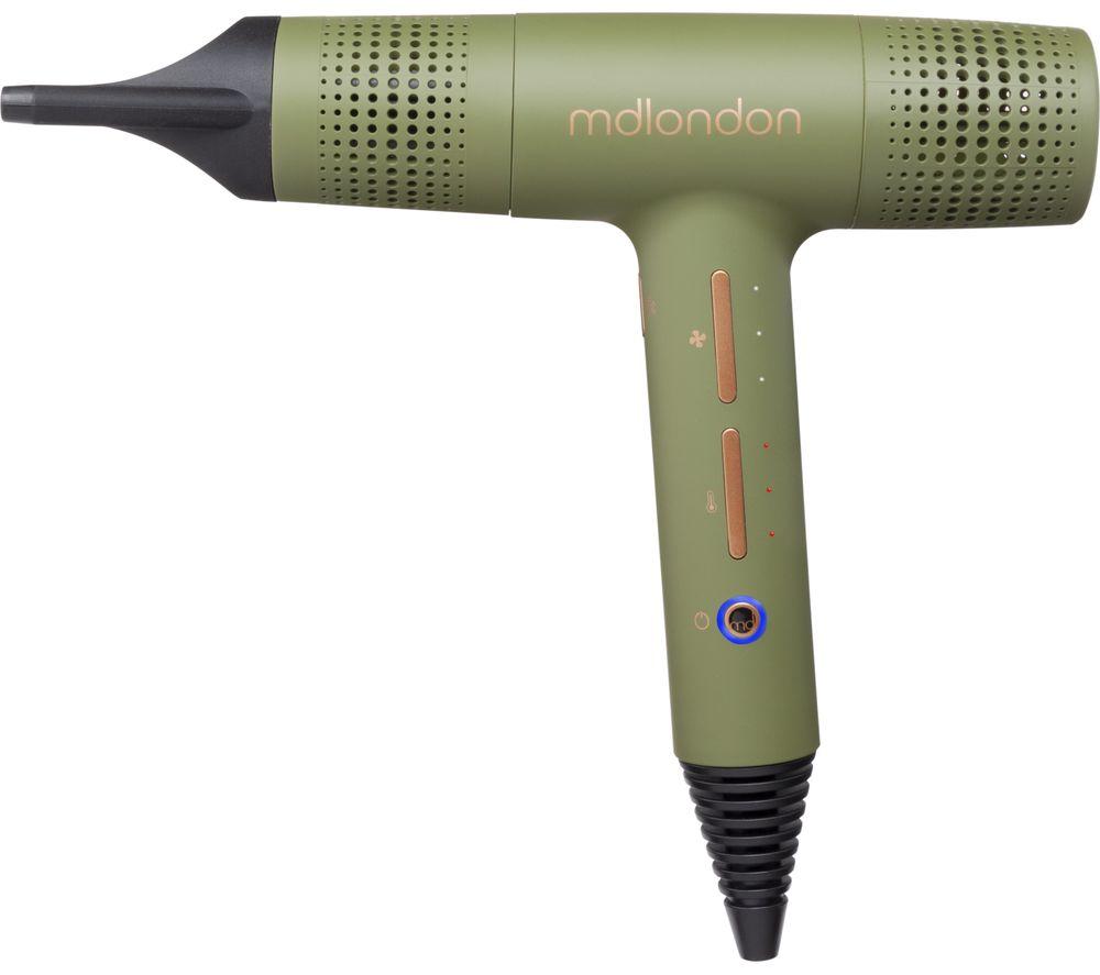 MDLONDON 10011O Blow Hair Dryer - Olive Green image number 7 of 7