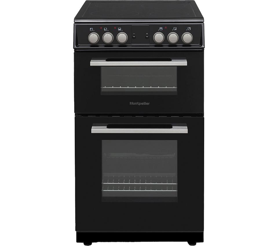 MONTPELLIER MDOC50FK 50 cm Electric Ceramic Cooker - Black