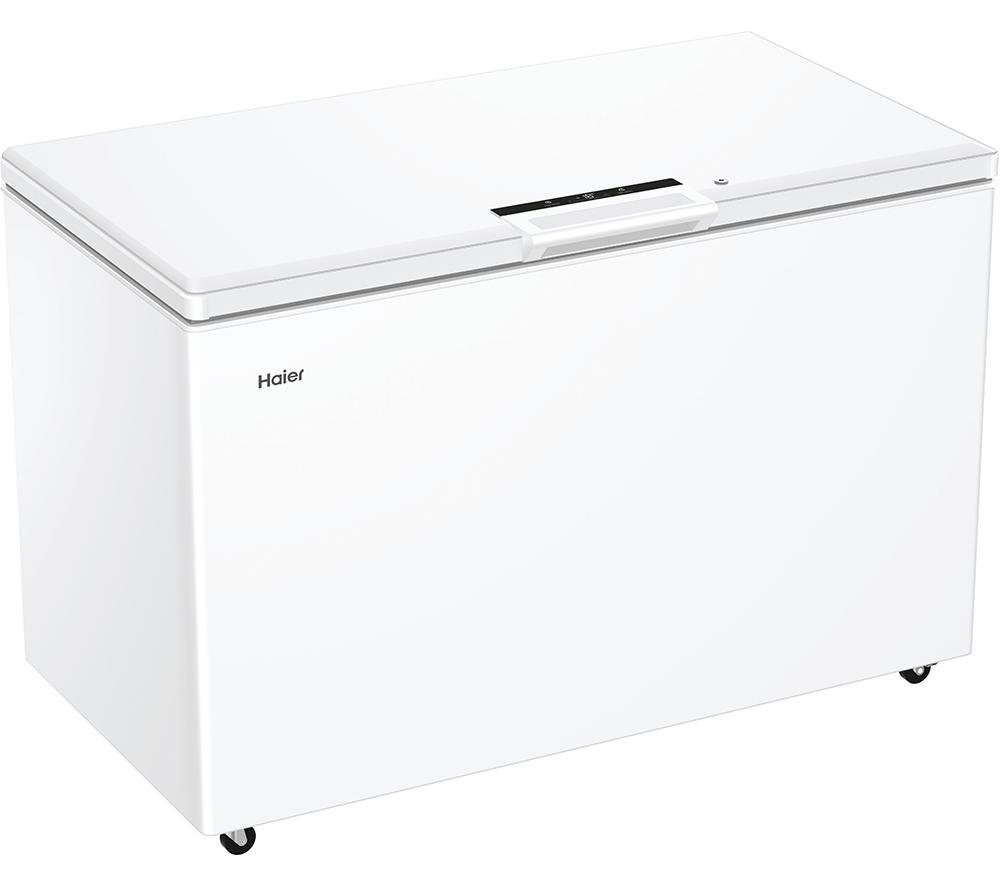 HAIER Series 7 HCE420EK Chest Freezer – White, White