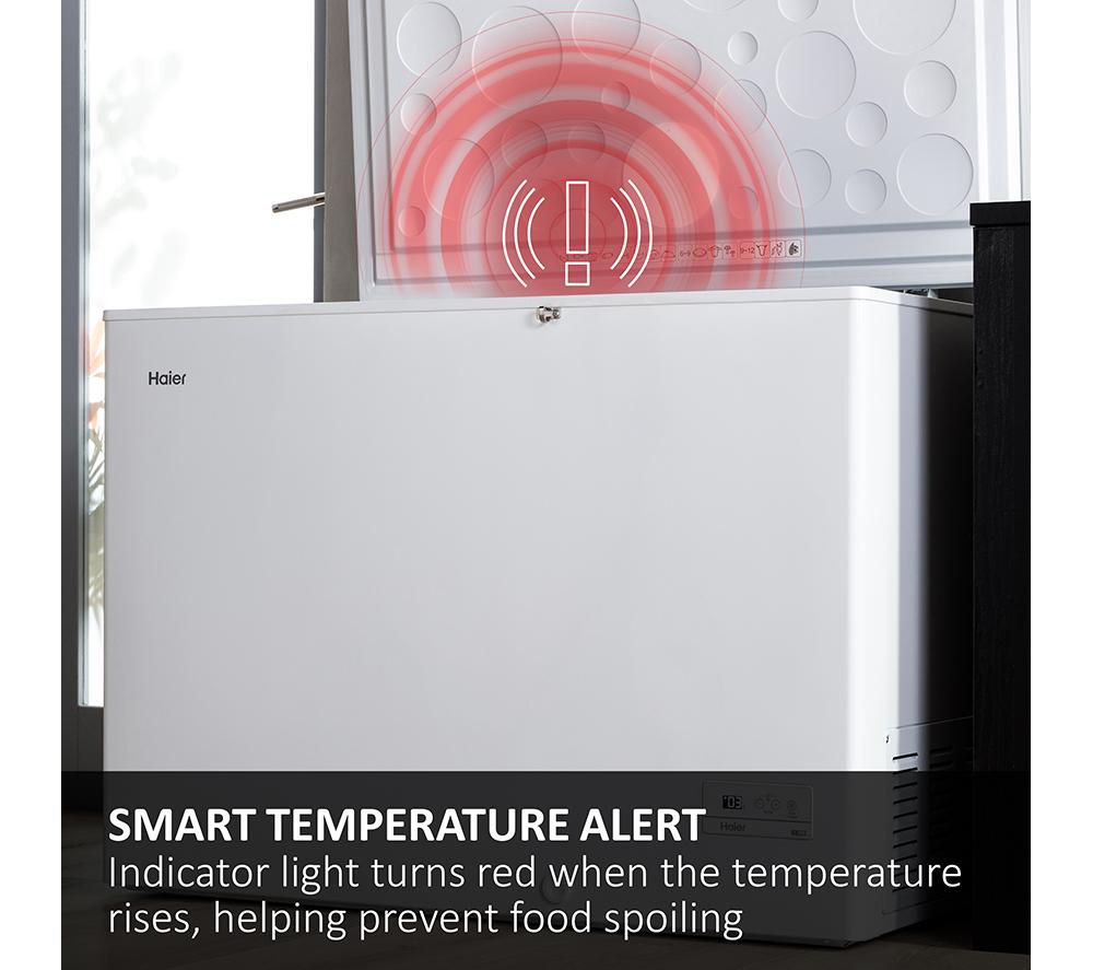 HAIER Series 7 HCE420EK Chest Freezer - White image number 8 of 13