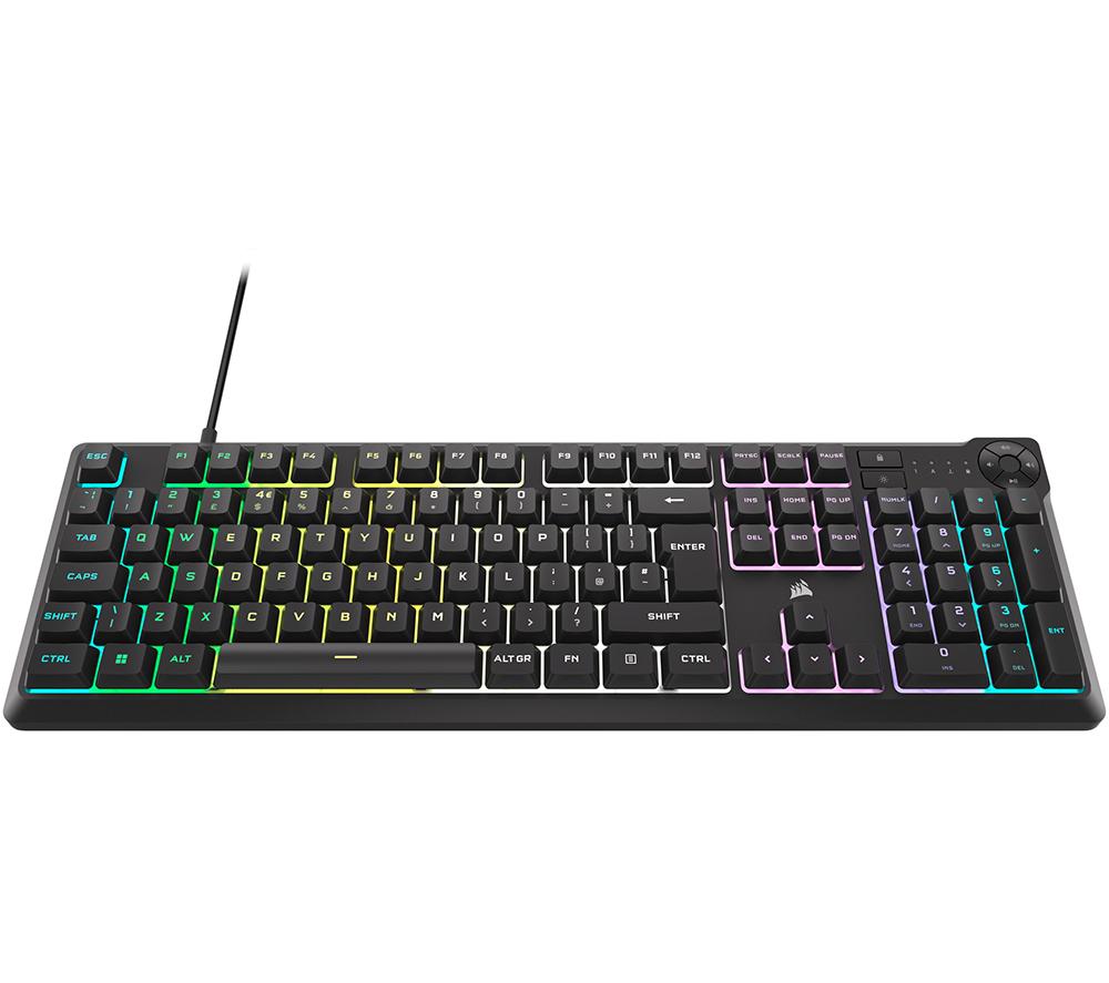 CORSAIR K55 CORE RGB Gaming Keyboard - Black image number 2 of 9